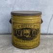 画像1: VINTAGE ANTIQUE TIN CAN LEAF LARD ヴィンテージ アンティーク ラード 缶 / アドバタイジング オイル インダストリアル ガレージ ディスプレイ 収納 店舗什器 アメリカ (1)