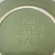 画像4: VINTAGE ANTIQUE HULL TABLEWARE ヴィンテージ アンティーク ハル ポタリー アボカド グリーン プレート 皿 陶器 / アメリカ  トレー 食器 緑色 USA (7)  (4)