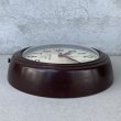 画像6: VINTAGE ANTIQUE GENERAL ELECTRIC TELECHRON GE WALL CLOCK ヴィンテージ アンティーク ゼネラルエレクトリック テレクロン ウォールクロック 壁掛け時計 / スクールクロック ブラウン 茶色 小型 店舗什器 アメリカ USA  (6)