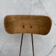 画像5: VINTAGE ANTIQUE TOLEDO CHAIR ヴィンテージ アンティーク トレド ドラフティングチェア 椅子 / インダストリアル ウッド アイアン 家具 木製 鉄 店舗 什器 UHL アメリカ (5)