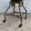 画像9: VINTAGE ANTIQUE TOLEDO CHAIR ヴィンテージ アンティーク トレド ドラフティングチェア 椅子 / インダストリアル ウッド アイアン 家具 木製 鉄 店舗 什器 UHL アメリカ (9)