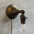 画像2: VINTAGE ANTIQUE LAMP LIGHT WALL LAMP ヴィンテージ アンティーク ライト ウォールランプ 壁付け照明 ブラケットランプ / ランプ 真鍮 店舗什器 アメリカ USA 12 (2)