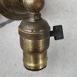 画像6: VINTAGE ANTIQUE LAMP LIGHT WALL LAMP ヴィンテージ アンティーク ライト ウォールランプ 壁付け照明 ブラケットランプ / ランプ 真鍮 店舗什器 アメリカ USA (9) (6)