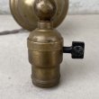 画像6: VINTAGE ANTIQUE LAMP LIGHT WALL LAMP ヴィンテージ アンティーク ライト ウォールランプ 壁付け照明 ブラケットランプ / ランプ 真鍮 店舗什器 アメリカ USA 11 (6)