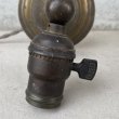 画像6: VINTAGE ANTIQUE LAMP LIGHT WALL LAMP ヴィンテージ アンティーク ライト ウォールランプ 壁付け照明 ブラケットランプ / ランプ 真鍮 店舗什器 アメリカ USA 12 (6)