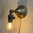 画像9: VINTAGE ANTIQUE LAMP LIGHT WALL LAMP ヴィンテージ アンティーク ライト ウォールランプ 壁付け照明 ブラケットランプ / ランプ 真鍮 店舗什器 アメリカ USA 12 (9)