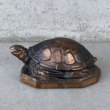 画像5: VINTAGE ANTIQUE TURTLE JAPANNED  ヴィンテージ アンティーク 亀 ジャパンフィニッシュ ジャパンカラー オブジェ / コレクタブル オブジェ ディスプレイ ジャパンド 置物 アメリカ (5)