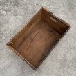 画像5: VINTAGE ANTIQUE WOOD CRATE WOODEN BOX ヴィンテージ アンティーク ウッドボックス 木箱 / コレクタブル 収納 ケース ガレージ ガーデニング CLICQUOT CLUB 店舗什器 アメリカ USA  (5)