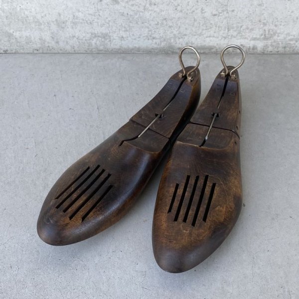 画像1: VINTAGE ANTIQUE SHOE FORM ヴィンテー ジ アンティーク シューキーパー シューツリー / コレクタブル インテリア ディスプレイ ウッド 木製 雑貨 靴屋 店舗備品 アメリカ (1)