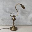 画像3: VINTAGE ANTIQUE DESKLAMP ヴィンテージ アンティーク デスクライト スタンドライト テーブルランプ 卓上ライト 照明 / インテリア ブラス 真鍮 LEVITON 店舗什器 アメリカ USA (2) (3)