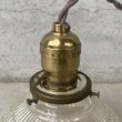 画像5: VINTAGE ANTIQUE LIGHT ヴィンテージ アンティーク 吊り下げライト 照明 / ライト ランプ ペンダントライト ガラスシェード 天井照明 PAULDING アメリカ USA  (5)