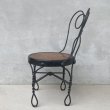 画像5: VINTAGE ANTIQUE KIDS CHAIR ヴィンテージ アンティーク 椅子 アイスクリームチェア パーラーチェア / キッズ 子供用 家具 インテリア アイアン 店舗什器 アメリカ USA (5)