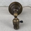 画像4: VINTAGE ANTIQUE LAMP LIGHT WALL LAMP ヴィンテージ アンティーク ライト ウォールランプ 壁付け照明 ブラケットランプ / ランプ 真鍮 店舗什器 アメリカ USA 13 (4)