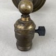 画像6: VINTAGE ANTIQUE LAMP LIGHT WALL LAMP ヴィンテージ アンティーク ライト ウォールランプ 壁付け照明 ブラケットランプ / ランプ 真鍮 店舗什器 アメリカ USA 13 (6)