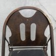 画像5: VINTAGE ANTIQUE SOLID KUMFORT FOLDING CHAIR ヴィンテージ アンティーク フォールディングチェア 折り畳み椅子 / インダストリアル ウッド 木製 家具 店舗 什器 アメリカ (5)