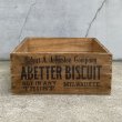 画像3: VINTAGE ANTIQUE WOOD CRATE WOODEN BOX ヴィンテージ アンティーク ウッドボックス 木箱 / コレクタブル 収納 ケース ガレージ ガーデニング ROBERT A.JOHNSTON CO. 店舗什器 アメリカ USA  (3)