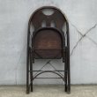 画像10: VINTAGE ANTIQUE SOLID KUMFORT FOLDING CHAIR ヴィンテージ アンティーク フォールディングチェア 折り畳み椅子 / インダストリアル ウッド 木製 家具 店舗 什器 アメリカ (10)