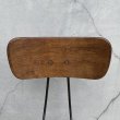 画像6: VINTAGE ANTIQUE TOLEDO CHAIR ヴィンテージ アンティーク トレド ドラフティングチェア 椅子 / インダストリアル ウッド アイアン 家具 木製 鉄 店舗 什器 UHL アメリカ (2) (6)