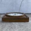 画像6: VINTAGE ANTIQUE WALL CLOCK THE STANDARD ELECTRIC TIME CO. ヴィンテージ アンティーク ウォールクロック 壁掛け時計 / ウッド 木製 正方形 ブラウン 茶色 店舗什器 アメリカ USA (6)