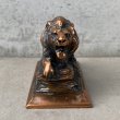 画像3: VINTAGE ANTIQUE LION OBJECT ヴィンテージ ライオン オブジェ / コレクタブル ディスプレイ インテリア 動物 置物 小物 雑貨 アメリカ USA (2) (3)