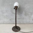 画像3: VINTAGE ANTIQUE DESKLAMP ALADDIN MFG Co. ヴィンテージ アンティーク デスクランプ スタンドライト 卓上ライト 照明 / ミルクガラスシェード グースネック アメリカ (3)