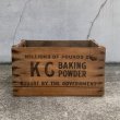 画像2: VINTAGE ANTIQUE WOOD CRATE WOODEN BOX JAQUES MFG Co ヴィンテージ アンティーク ウッドボックス 木箱 / コレクタブル 収納 ケース ベーキングパウダー ガレージ ガーデニング 店舗什器 アメリカ USA  (2)