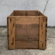 画像4: VINTAGE ANTIQUE WOOD CRATE WOODEN BOX JAQUES MFG Co ヴィンテージ アンティーク ウッドボックス 木箱 / コレクタブル 収納 ケース ベーキングパウダー ガレージ ガーデニング 店舗什器 アメリカ USA  (4)