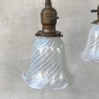 画像7: VINTAGE ANTIQUE LIGHT HUBBELL ヴィンテージ アンティーク シャンデリア 吊り下げライト  照明 / 3灯 ライト ランプ ペンダントライト オパールセント 天井照明 店舗什器 アメリカ USA  (7)