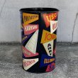 画像4: VINTAGE ANTIQUE TINCAN COLLEGE PENNANT ヴィンテージ アンティーク ゴミ箱 トラッシュ缶 カレッジペナント ティン缶 / インテリア ディスプレイ 雑貨 アメリカ (4)