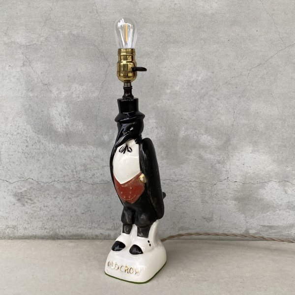 画像1: VINTAGE ANTIQUE OLDCROW  LAMP ヴィンテージ アンティーク オールドクロウ ランプ 照明 / コレクタブル インテリア ディスプレイ 店舗什器 アメリカ (1)