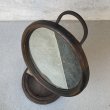 画像5: VINTAGE ANTIQUE MIRROR STANDMIRROR JAPANNED ヴィンテージ アンティーク 鏡 スタンドミラー ジャパンド ジャパンカラー / コレクタブル アイアン 鉄 ショップ 店舗什器 アメリカ (5)