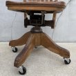 画像10: VINTAGE ANTIQUE CHAIR ヴィンテージ アンティーク 回転椅子 いす チェア / デスクチェア オフィスチェア ウッド 木製 家具 店舗什器 アメリカ (10)