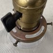 画像7: VINTAGE ANTIQUE LAMP ヴィンテージ アンティーク 吊り下げライト / ライト ペンダントライト ガラスシェード  スカート HUBBELL GE 天井照明 店舗什器 アメリカ (2) (7)