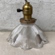 画像2: VINTAGE ANTIQUE LAMP ヴィンテージ アンティーク 吊り下げライト / ライト ペンダントライト ガラスシェード 天井照明 店舗什器 アメリカ (2) (2)