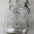 画像8: VINTAGE ANTIQUE BALL IDEAL JAR ヴィンテージ アンティーク ボール ジャー ガラス瓶 アメリカ / ワイヤー付き クリアー ディスプレイ ボトル 小物入れ 収納 店舗什器 (1) (8)