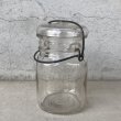 画像2: VINTAGE ANTIQUE BALL IDEAL JAR ヴィンテージ アンティーク ボール ジャー ガラス瓶 アメリカ / ワイヤー付き クリアー ディスプレイ ボトル 小物入れ 収納 店舗什器 (3) (2)