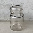 画像3: VINTAGE ANTIQUE BALL IDEAL JAR ヴィンテージ アンティーク ボール ジャー ガラス瓶 アメリカ / ワイヤー付き クリアー ディスプレイ ボトル 小物入れ 収納 店舗什器 (3) (3)