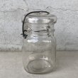 画像4: VINTAGE ANTIQUE BALL IDEAL JAR ヴィンテージ アンティーク ボール ジャー ガラス瓶 アメリカ / ワイヤー付き クリアー ディスプレイ ボトル 小物入れ 収納 店舗什器 (3) (4)