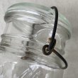 画像8: VINTAGE ANTIQUE BALL IDEAL JAR ヴィンテージ アンティーク ボール ジャー ガラス瓶 アメリカ / ワイヤー付き クリアー ディスプレイ ボトル 小物入れ 収納 店舗什器 (4) (8)