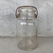 画像3: VINTAGE ANTIQUE BALL IDEAL JAR ヴィンテージ アンティーク ボール ジャー ガラス瓶 アメリカ / ワイヤー付き クリアー ディスプレイ ボトル 小物入れ 収納 店舗什器 (6) (3)