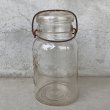 画像4: VINTAGE ANTIQUE BALL IDEAL JAR ヴィンテージ アンティーク ボール ジャー ガラス瓶 アメリカ / ワイヤー付き クリアー ディスプレイ ボトル 小物入れ 収納 店舗什器 (6) (4)