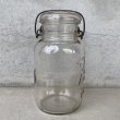 画像3: VINTAGE ANTIQUE BALL IDEAL JAR ヴィンテージ アンティーク ボール ジャー ガラス瓶 アメリカ / ワイヤー付き クリアー ディスプレイ ボトル 小物入れ 収納 店舗什器 (5) (3)