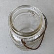 画像7: VINTAGE ANTIQUE BALL IDEAL JAR ヴィンテージ アンティーク ボール ジャー ガラス瓶 アメリカ / ワイヤー付き クリアー ディスプレイ ボトル 小物入れ 収納 店舗什器 (6) (7)