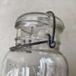 画像9: VINTAGE ANTIQUE BALL IDEAL JAR ヴィンテージ アンティーク ボール ジャー ガラス瓶 アメリカ / ワイヤー付き クリアー ディスプレイ ボトル 小物入れ 収納 店舗什器 (7) (9)