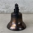 画像3: VINTAGE ANTIQUE LIBERTY BELL JAPANNED ヴィンテージ アンティーク リバティーベル 自由の鐘 ジャパンカラー ジャパンド / コレクタブル オブジェ 鈴 鐘 雑貨 小物 アメリカ (2) (3)