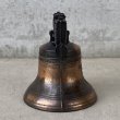 画像3: VINTAGE ANTIQUE LIBERTY BELL JAPANNED ヴィンテージ アンティーク リバティーベル 自由の鐘 ジャパンカラー ジャパンド / コレクタブル オブジェ 鈴 鐘 雑貨 小物 アメリカ (3)