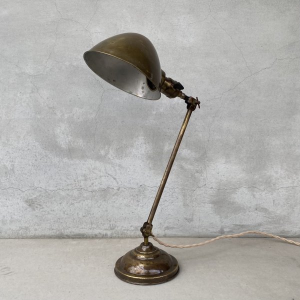 画像1: VINTAGE ANTIQUE DESKLAMP FARIES ヴィンテージ アンティーク デスクライト スタンドライト フェアリーズ / ランプ インダストリアル HUBBELL コレクタブル 照明 店舗什器 アメリカ USA  (1)