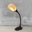 画像10: VINTAGE ANTIQUE DESKLAMP TREBOR MFG CO. ヴィンテージ アンティーク デスクランプ スタンドライト テーブルランプ 卓上ライト 照明 / ミルクガラスシェード グースネック アメリカ (10)