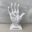 画像2: VINTAGE ANTIQUE PALMISTRY HAND ヴィンテージ アンティーク 手相占い ハンド 手 オブジェ / 陶器 ディスプレイ インテリア 置物 雑貨 店舗什器 アメリカ (2)