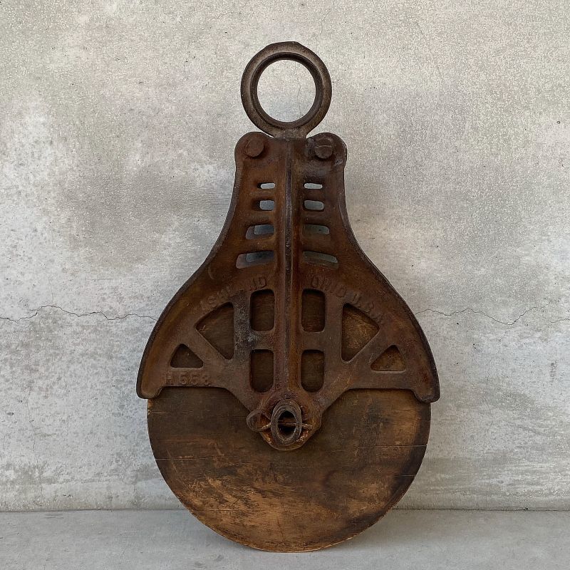 VINTAGE PULLEY ヴィンテージ 滑車 プーリー アメリカ